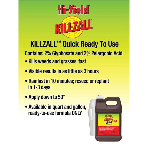 Hi-Yield Killzall 365 Total Vegetation Control Concentrate, 1 Gallon