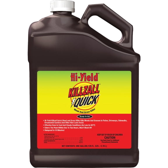Hi-Yield Killzall Quick Weed & Grass Killer - Pack of 6