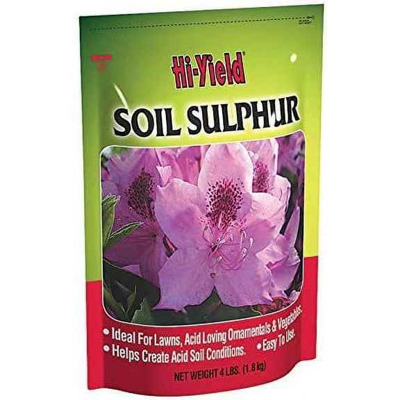 Hi-Yield Soil Sulphur 200 sq. ft. 4 lb. - Case of: 1;