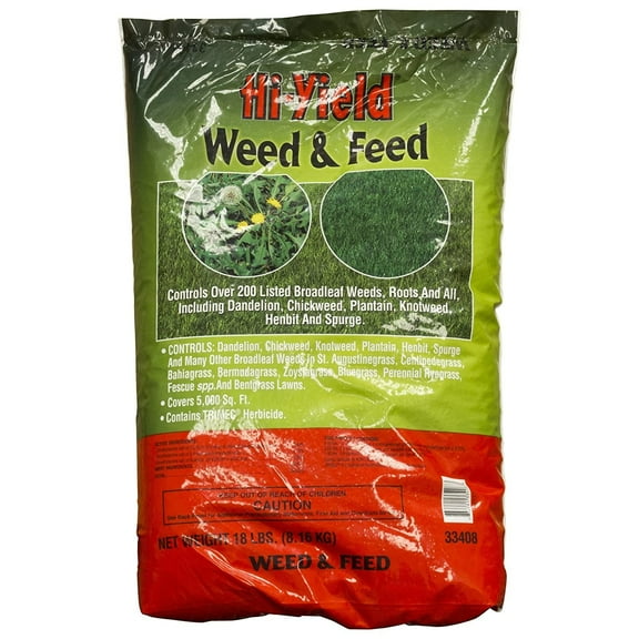 VPG Weed And Feed Lawn Weed Killer And Fertilizer - Synthetic, 15-0-10 NPK - 18 Lb Bag