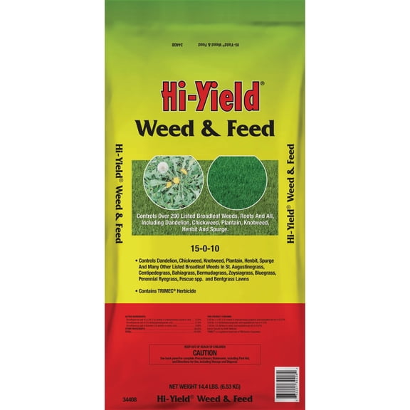 Hi-Yield Weed & Feed Weed Killer - Pack of 12