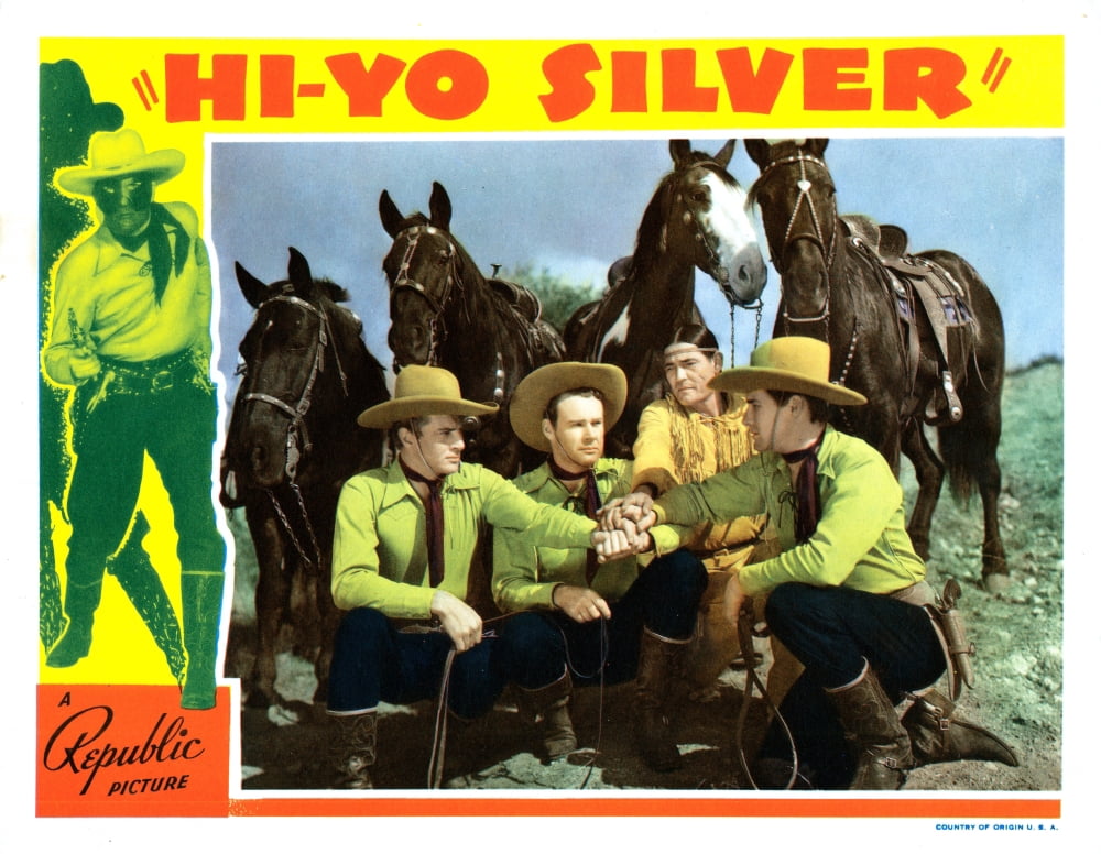 Hi-Yo Silver Canvas Art - (28 x 22)