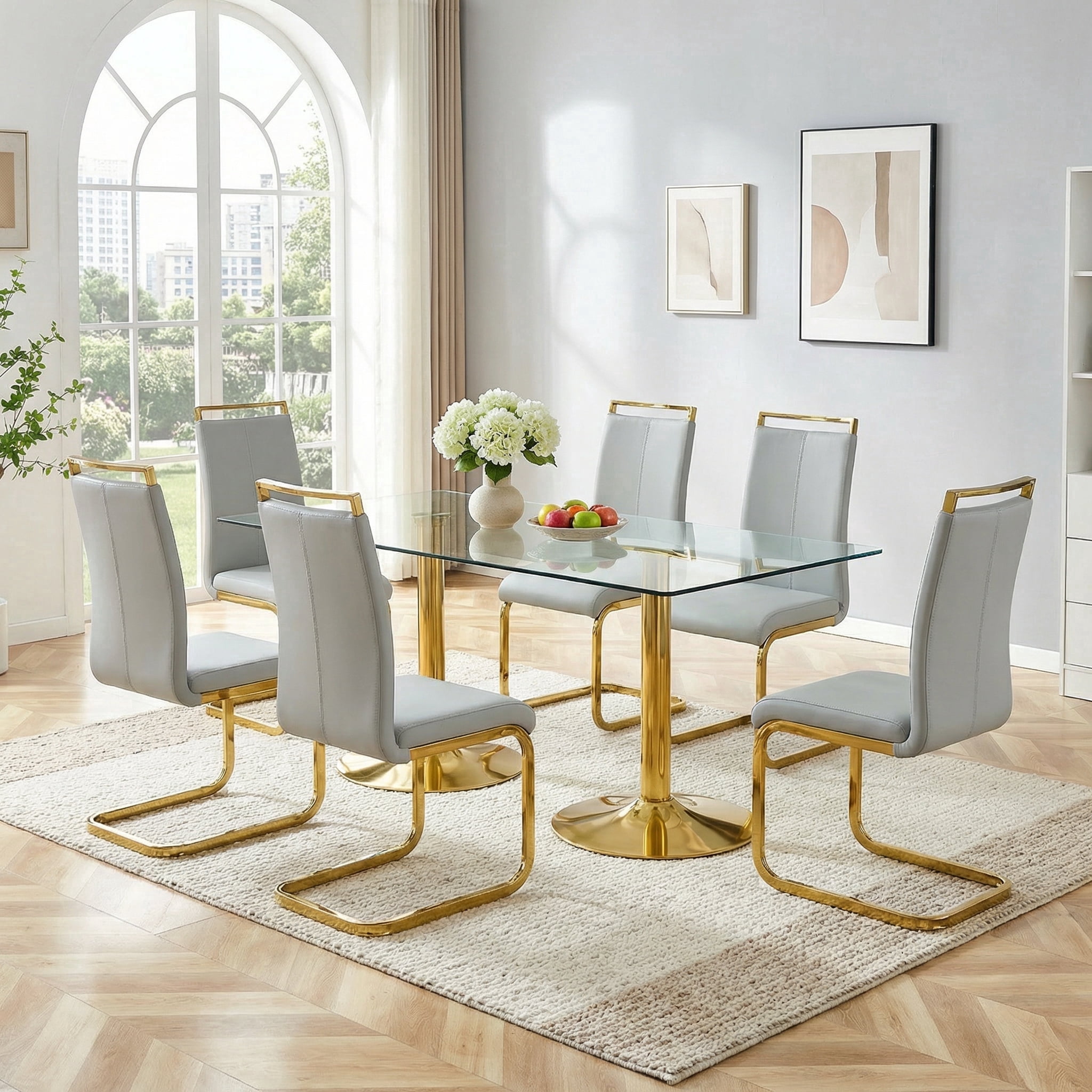 Hi loPres 7-Piece Dining Set, 71