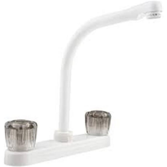 Hi-rise RV Kitchen Faucet - White