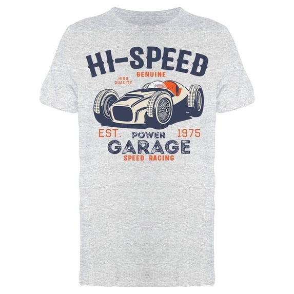 Hi-speed Garage Vintage  T-Shirt Men -Image by Shutterstock, Male XX-Large
