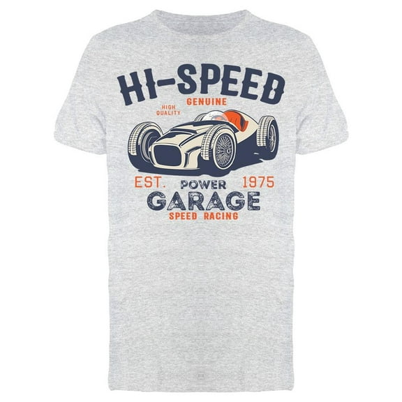 Hi-speed Garage Vintage  T-Shirt Men -Image by Shutterstock, Male XX-Large