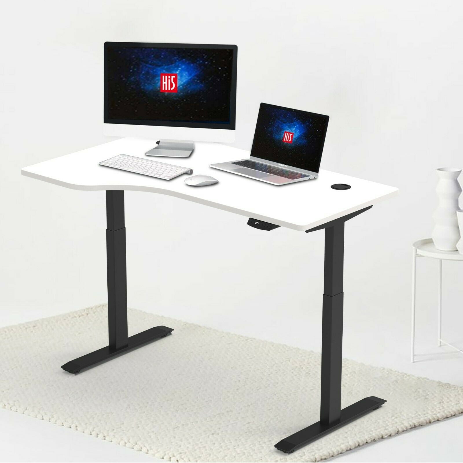 Hi5 LShaped (55"x33")Electric Height Adjustable Left Handed standing