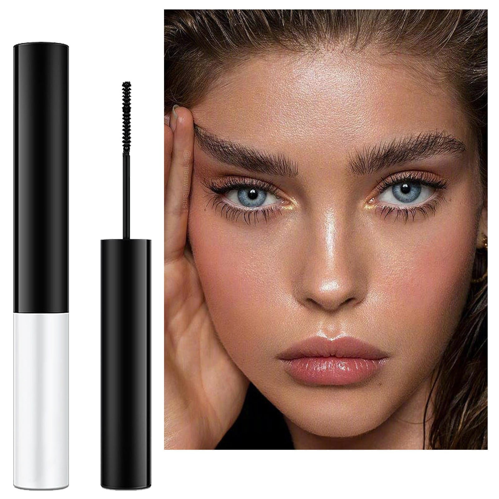 HiAZHWU Black Mascara 3D Curling Or Slender Long Lasting Makeup Root Is Distinct Not Clumping