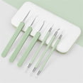 HiAZHWU New Needle Blackhead Needle Set Tool Cell Clip Tweezers Closed