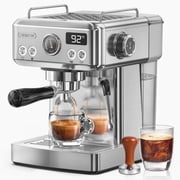 HiBREW 58mm Espresso Machine H10A, 20 Bar Coffee Maker with PID Temperature Control &Steam Wand, Stainless Steel Coffee Machine for Home Use