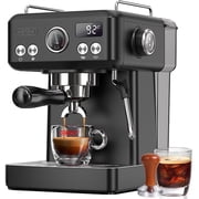 HiBREW 58mm Espresso Machine H10A, 20 Bar Coffee Maker with Milk Frother Steam Wand, Stainless Steel Coffee Machine for Home Use