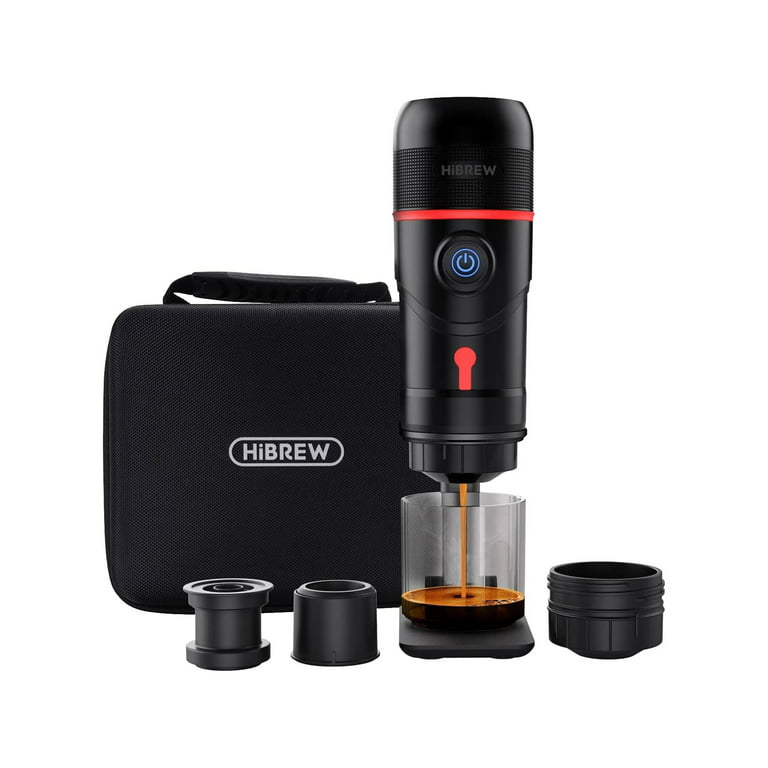 HiBREW Portable 3 in 1 Multi Function Electric Espresso Maker w/ Carrying Case