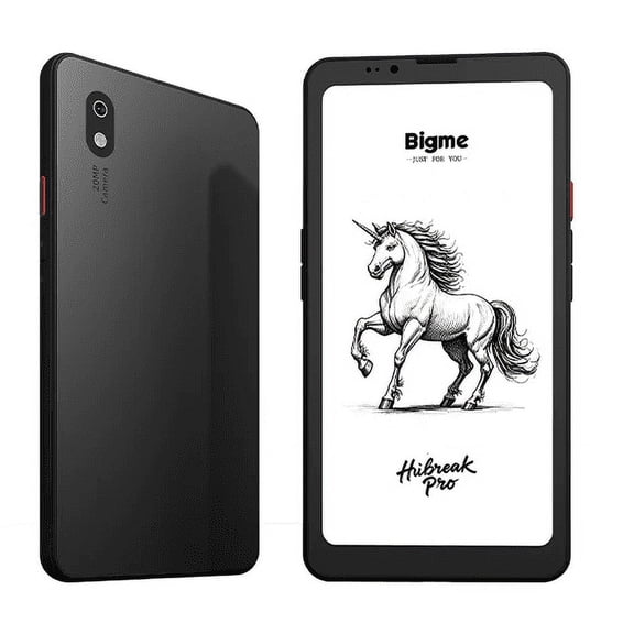HiBreak Pro 6.13" Ebook Reader with Android 14 OS, 8GB RAM, 256GB Storage, 5G Dual SIM, GPS, Dual Cameras, Black