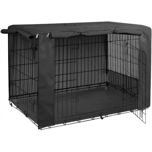 HiCaptain Folding Metal Dog Crate Cover for 24 Inch Wire Pet Cage