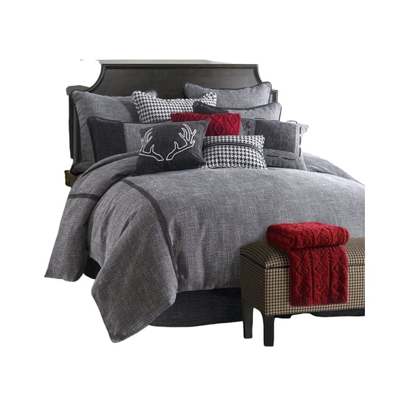 Hiend Accents Unisex 4 Piece Hamilton Bedding Set Super Queen - FB1713-SQ-OC QUEEN