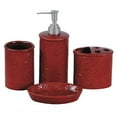 thumbnail image 1 of HiEnd Accents 4 Piece Savannah Bathroom Accessories Set, 1 of 5