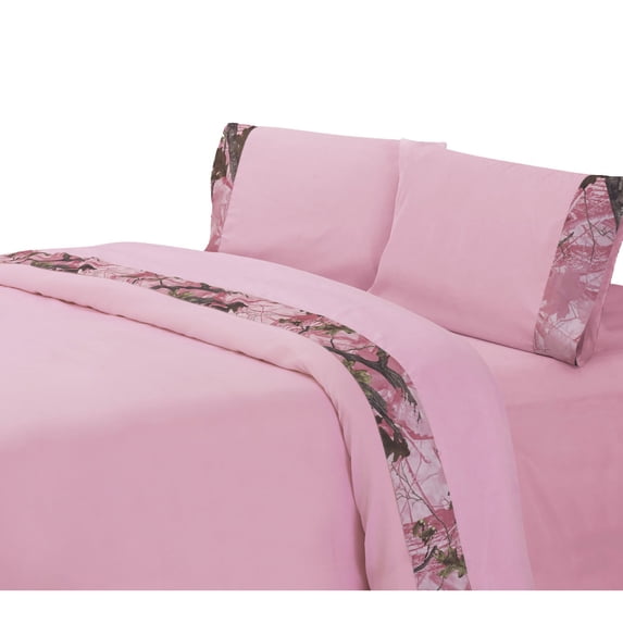 HiEnd Accents Camo Sheet Set Pink