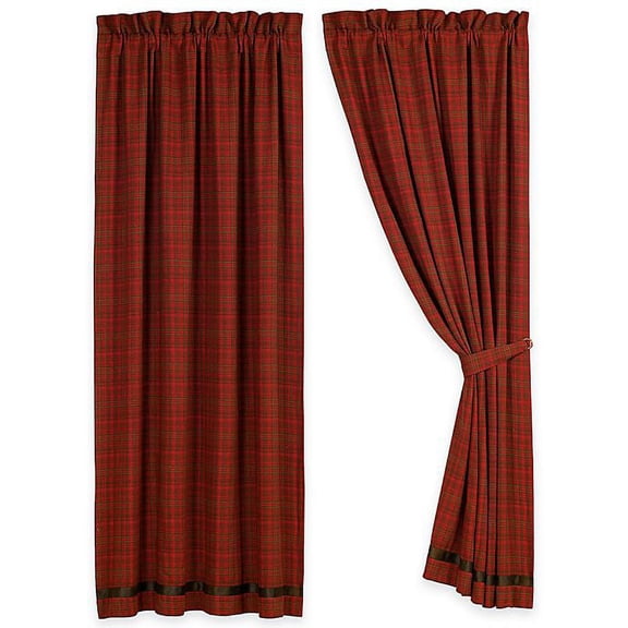 HiEnd Accents Cascade Lodge 84-Inch Window Curtain Panel