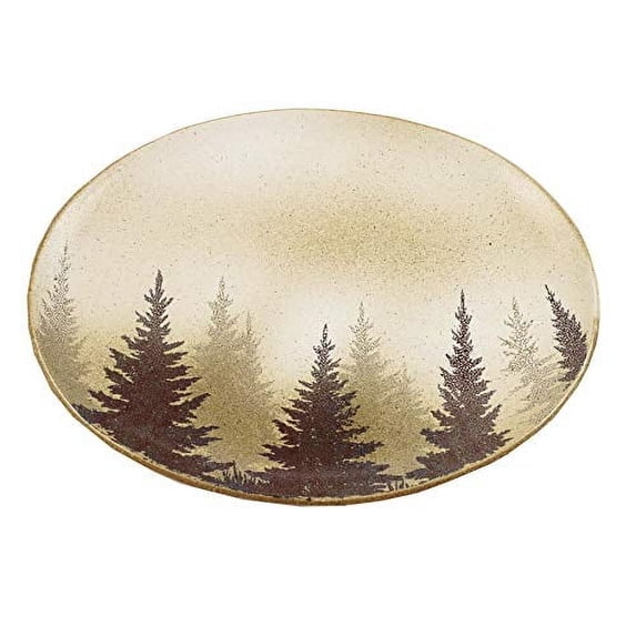 HiEnd Accents Clearwater Pines Serving Plater, 4 PC