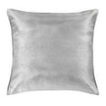 thumbnail image 1 of HiEnd Accents Marilyn Modern Bubble Euro Sham Pillow Cover, 27x27 inch, Gray Silver Metallic Jacquard, Boho Glam Style Luxury Bedding, 1 of 2