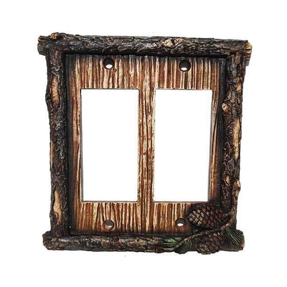 HiEnd Accents Pine Cone Wall Plate