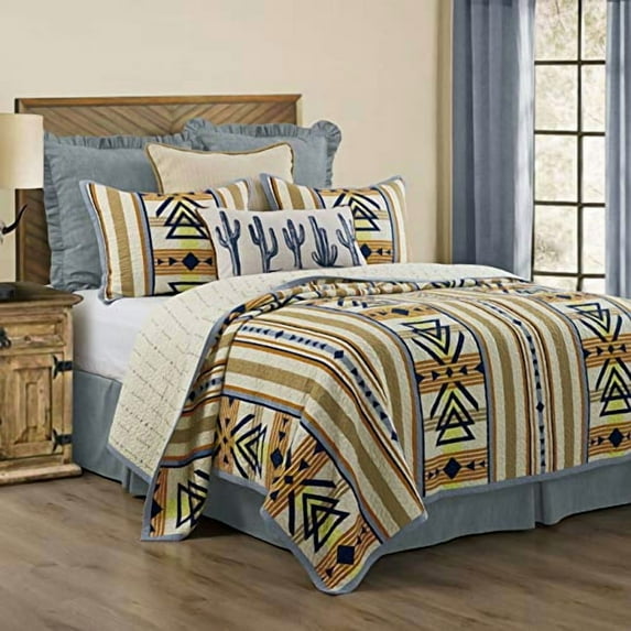 HiEnd Accents Pontiac 3 PC Quilt Set , Queen/Full