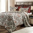 thumbnail image 1 of HiEnd Accents Rebecca Reversible King Quilt Set, 1 of 7