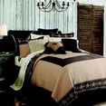 thumbnail image 1 of HiEnd Accents Star Ranch 2 Piece Quilt Set with Pillow Sham, Twin Size, Cotton Lightweight Reversible Luxury Bedding Set, Western Rustic Style Bed Cover, 1 Quilt and 1 Pillowcase, 1 of 3