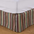 thumbnail image 1 of HiEnd Accents Tammy Multicolor Stripe Western Bedskirt, King King Multicolor, 1 of 3