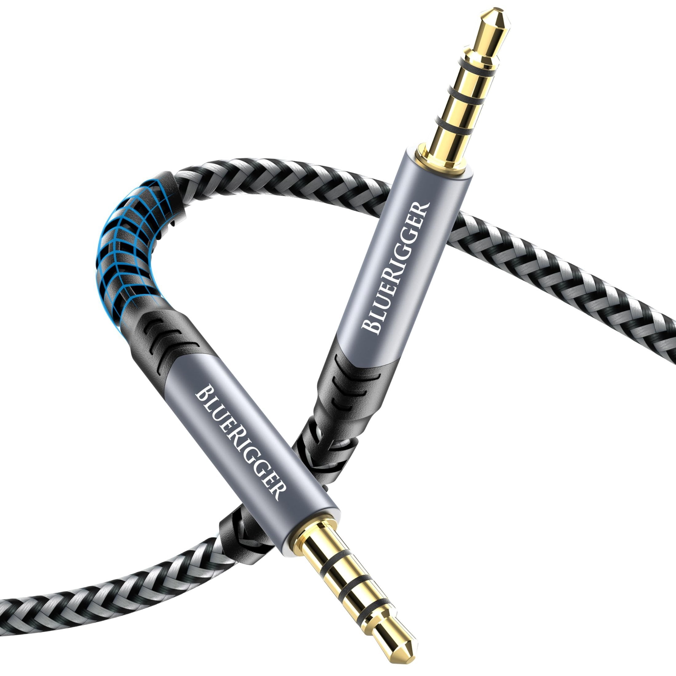 Cavo 0,5m audio JACK 3,5mm Aux maschio stereo per auto iPhone iPod iPad mp3 50cm