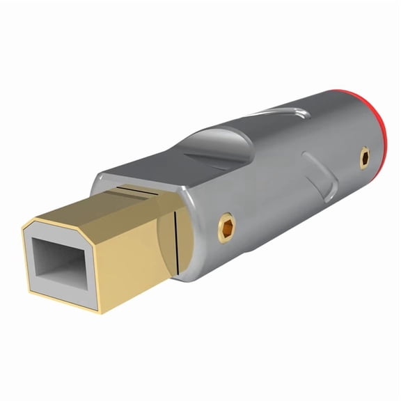 HiFi Audio Decoder 24K Gold Plated USB Data Cable DIY Type A Type B USB AB USB 2.0 Connector Jack Tail Port Sockect B51