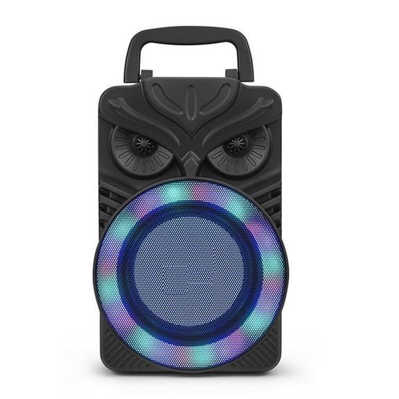 HOT HiFi Bluetooth-Compatible Speaker Support TF Card Stereo Subwoofer RGB Light FM Aux Portable Wireless Loudspeaker