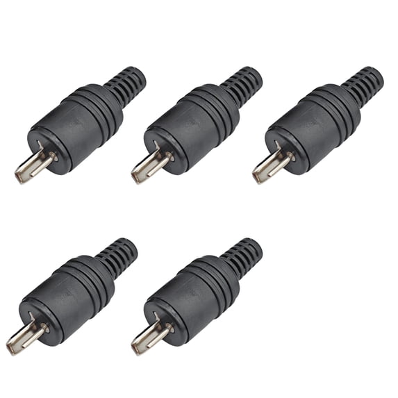 HiFi Connectors 2 Pin Plugs, ABS Casing, Black Finish, Repair Cable ...