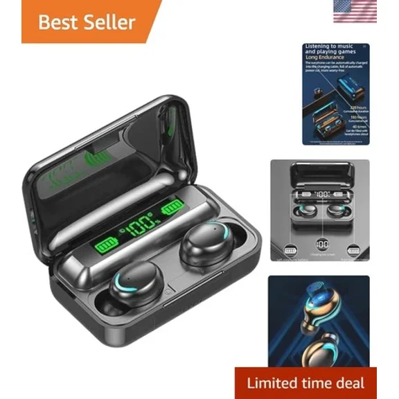 HiFi In-Ear Touch Control Earbuds with Digital Display for Optimal Sound Quality