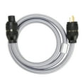 HiFi Power Cable Pure Copper Gold Plated Double Shielding Audiophile