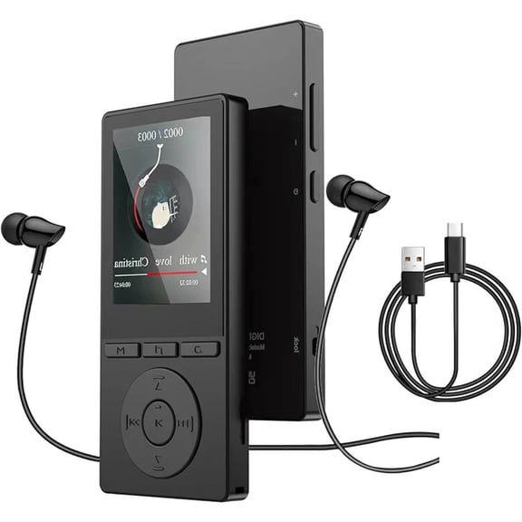 HiFi Sound MP3 Player with 5.3 for Dynamic Living 64GB Memory 2.4 Inch Display 720P Lecturer