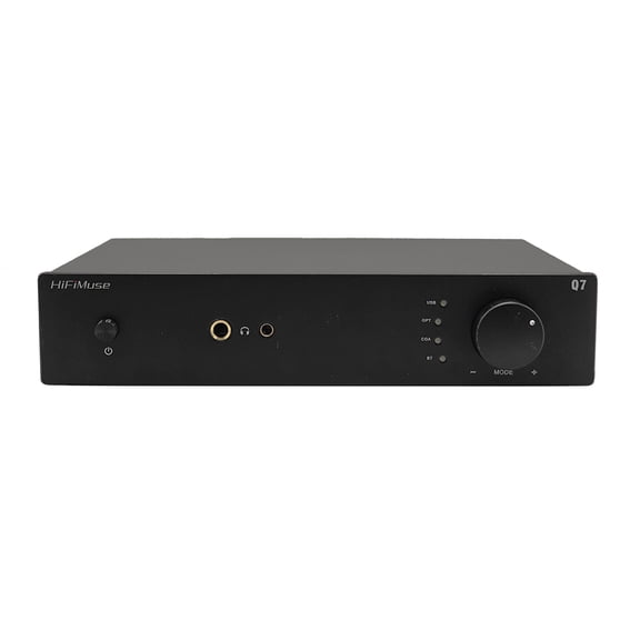HiFiMUSE Q7 HiFi DAC Headphone Amplifier, ESS9039Q2M Decoder, Bluetooth 5.2, DSD512, Balanced XLR RCA 4.4mm Output for Home Studio