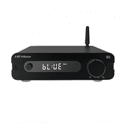 HIFIMUSE B5 Bluetooth 5.0 Stereo Amplifier, 150W x2 Class D, ESS9018K2M DAC, Optical, Coaxial, USB & AUX Inputs
