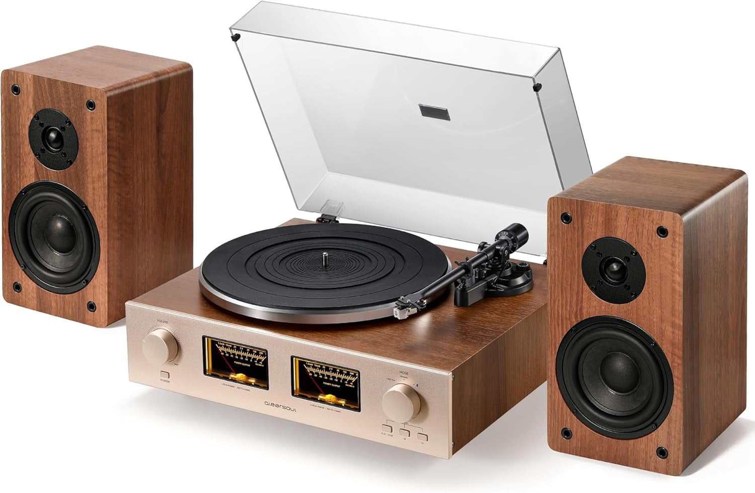 Turntable Systems HiFire X Vinyl Record Player, Audiophile HiFi Turntables System with ...