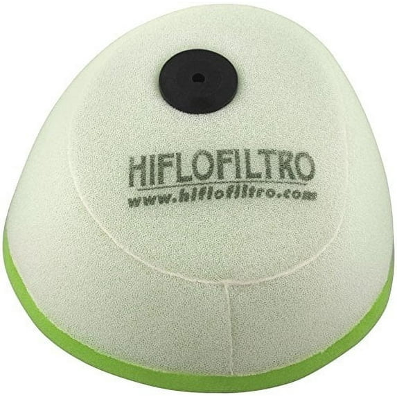 HiFlo Dual-Stage Foam Air Filter for Kawasaki ATV, Washable & Reusable, White/Green (HFF2029)