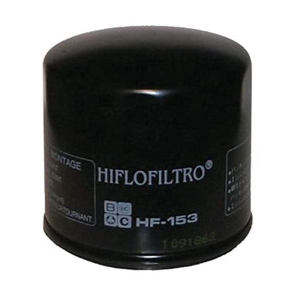 HiFloFiltro HF153-4 Black Standard Premium Oil Filter, 4-Pack