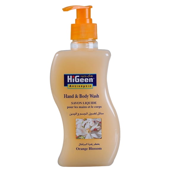 HiGeen  Liquid Soap Hand  &  Body Wash  Orange Blossom Azahar