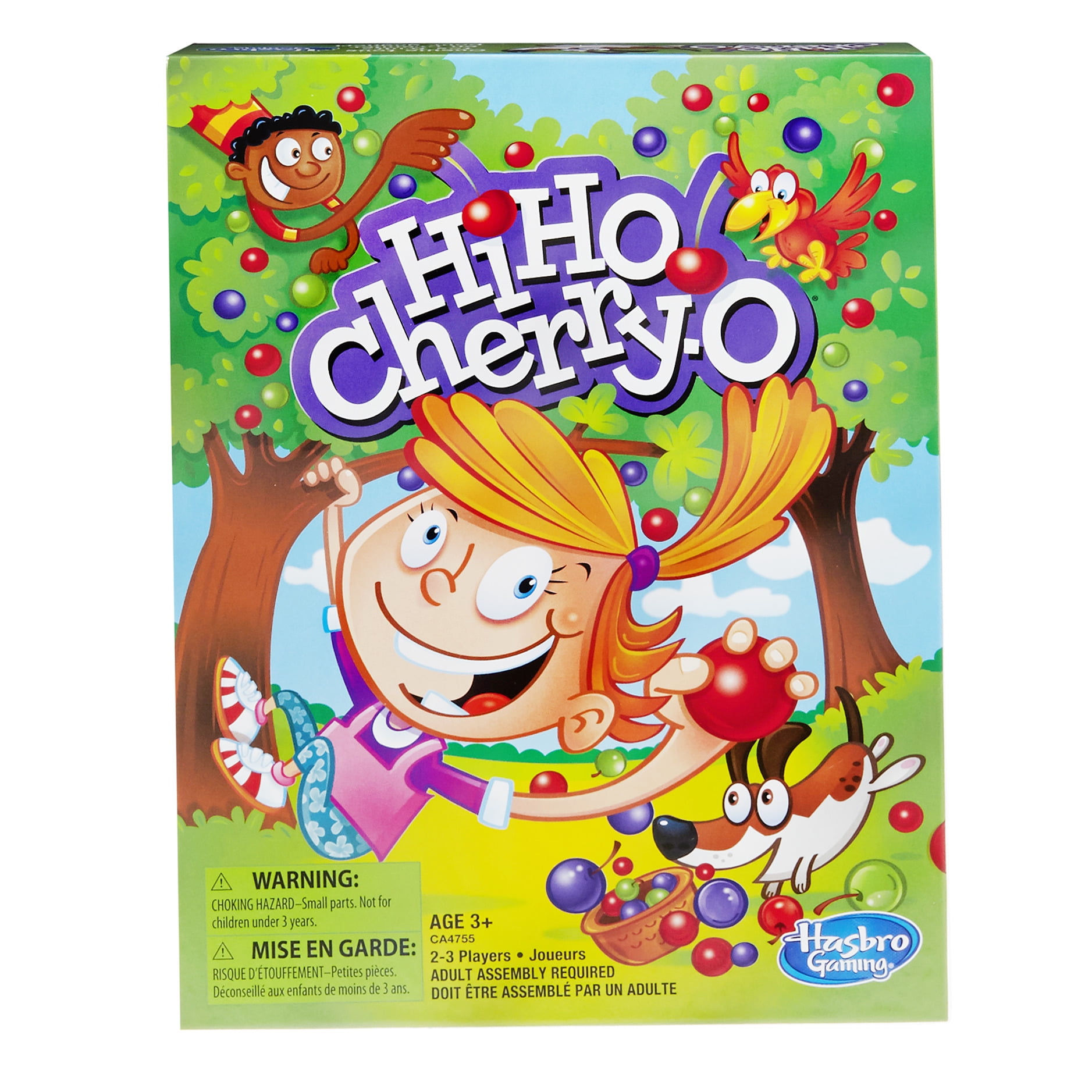 HIHO! CHERRY-O Hi Ho Cherry O Board Game for Preschool Kids and Family Ages 3 and Up, 2-3 Players