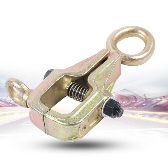 HiKaRiGuMi 5 Ton Auto Car Body Repair Tool Self-Tightening Mouth-Shaped 2 Way Pull Clamp Dent Puller