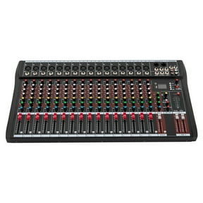 HiKaRiGuMi Professional 16 Channel Sound Mixing Console Board USB DJ WirelessBluetooth Audio Mixer