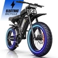thumbnail image 1 of HiKeep 20 Inch Fat Tire Bike for Adults, 750W Motor, 48V 17.5Ah Removable Battery, 20 MPH Class 2, Full Suspension, UL2849, 1 of 9