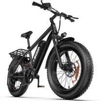 HiKeep 26” Fat Tire Electric Bike for Adults, 750W 1500W Peak Motor, 48V 15.6Ah UL2849 Certified Battery, 30MPH Off-Road E-Mountain Bike, Shimano 7-Speed, Black
