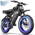 thumbnail image 1 of HiKeep 750W Fat Tire Electric Bike for Adults, 48V 17.5Ah Battery Ebike, Full Suspension E-Bike, Long Range Mountain Electric Bicycle, UL2849, 1 of 9