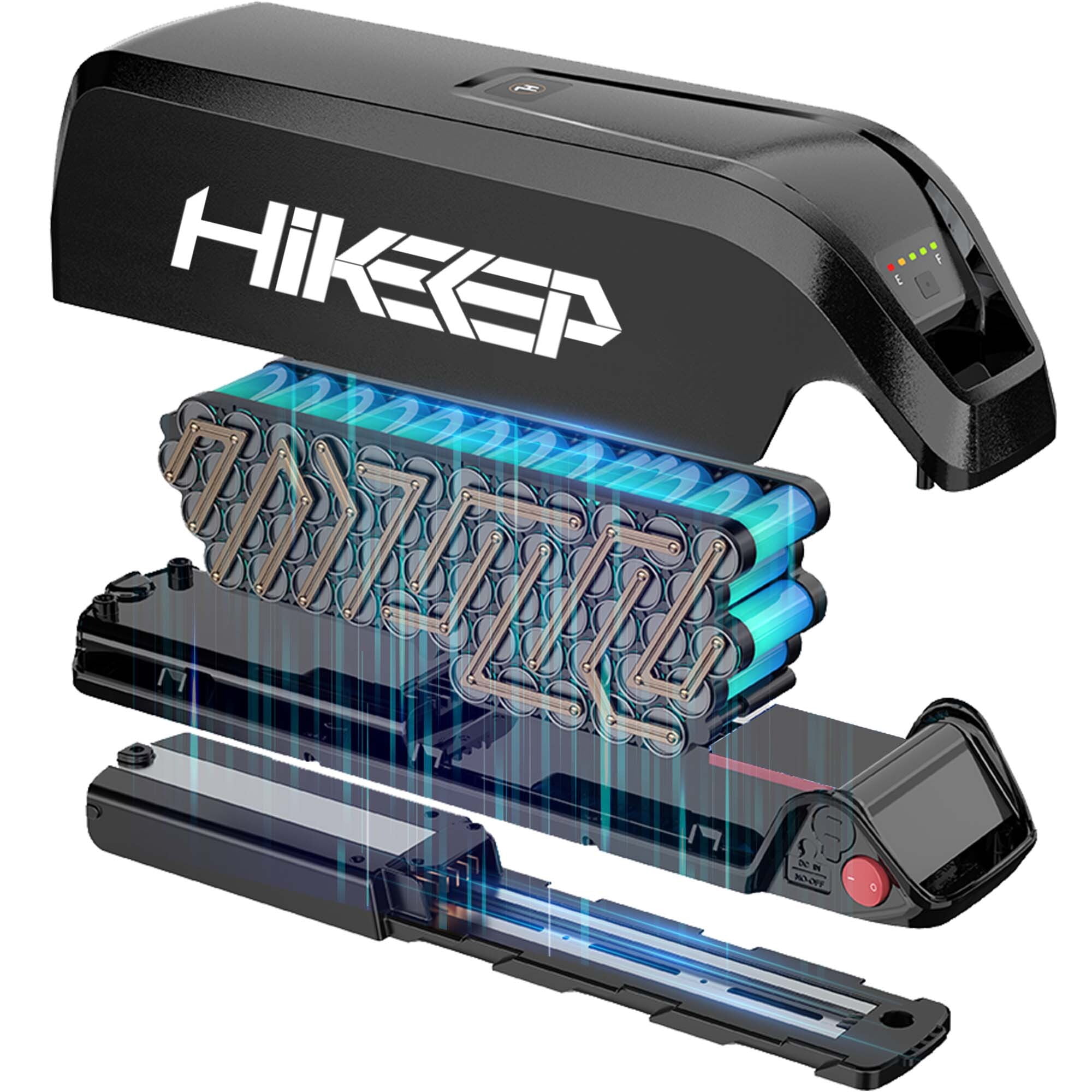 Hikeep Accessory HiKeep Ebike Battery 48V 25Ah, Lithium Battery 750W-1500W Rechargeable ...