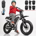thumbnail image 1 of HiKeep Mini Electric Bike for Teenagers, Class 2 Electric Bike, 750W Motor, 48V 15Ah Battery Ebike, 20MPH Electric Bicycle, 16x3.0 Fat Tire, UL2849, 1 of 8